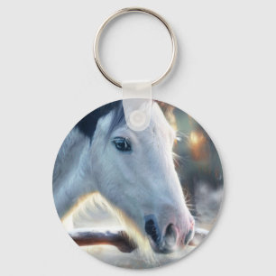Christmas Horse and Beautful Owl Key Ring