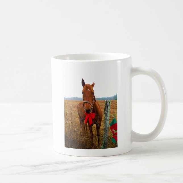 Christmas Horse Coffee Mug (Right)