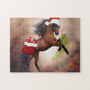 Christmas Horse Jigsaw Puzzle