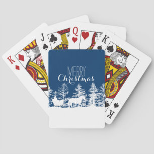 Christmas Horse Sleigh Playing Cards