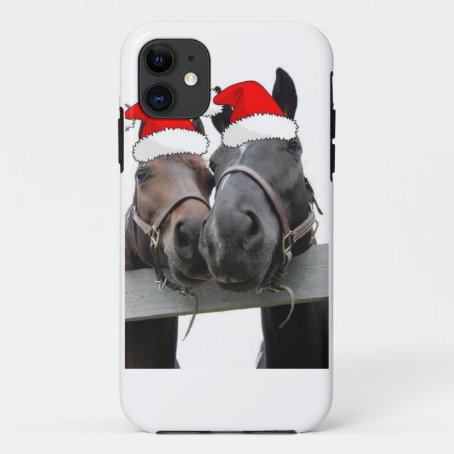 Christmas Horses Case-Mate iPhone Case (Back)