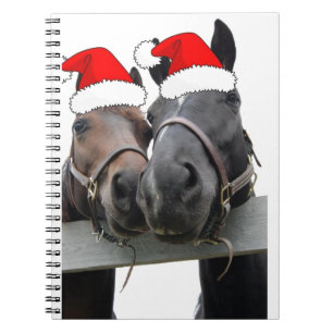 Christmas Horses Notebook