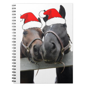 Christmas Horses Notebook