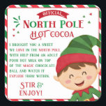 Christmas Hot Chocolate bomb Gift sticker for kids<br><div class="desc">Christmas Hot Chocolate bomb stickers for kids</div>