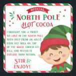 Christmas Hot Chocolate bomb Gift sticker for kids<br><div class="desc">Christmas Hot Chocolate bomb stickers for kids</div>