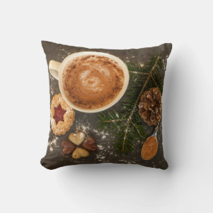 Christmas Hot Chocolate Cushion