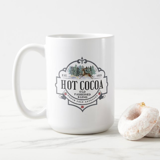 Christmas Hot Cocoa Coffee Mug (With Donut)