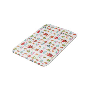 Christmas Hot Cocoa, Ginger Cookies Bath Mat