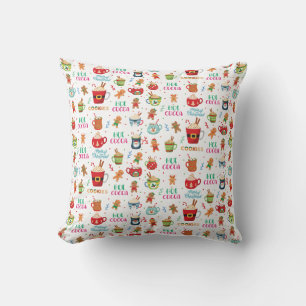 Christmas hot Cocoa, Ginger Cookies Cushion