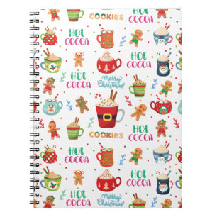 Christmas hot Cocoa, Ginger Cookies Notebook