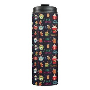Christmas hot Cocoa, Ginger Cookies Thermal Tumbler