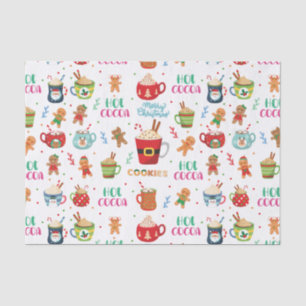 Christmas hot Cocoa, Ginger Cookies Tissue Paper