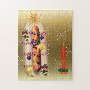 Christmas Hotdog Jigsaw Puzzle