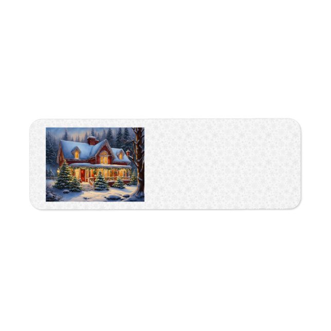 Christmas House Address Labels (Front)