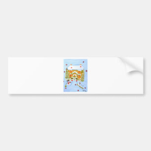 Christmas House Bumper Sticker