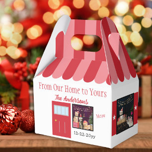 Christmas House Pet Party Favour Box