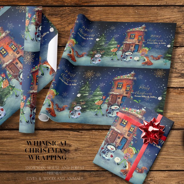Christmas House & Woodland Friends Wrapping Paper (Christmas House & Woodland Friends Wrapping Paper)