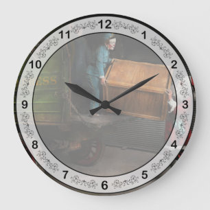 Christmas - How Santa ruined Christmas 1924 Large Clock