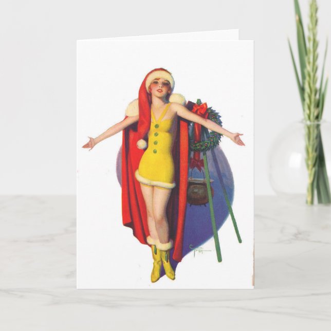 Christmas Hug Holiday Card (Front)