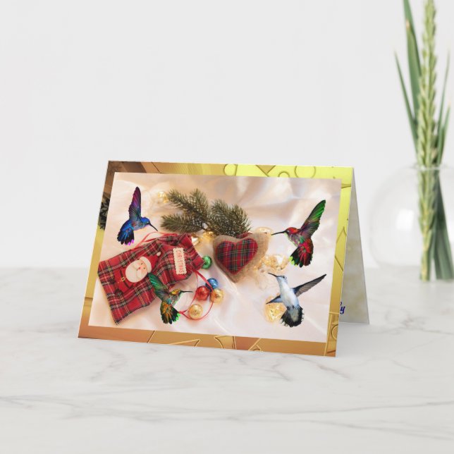 Christmas Hummers Holiday Card (Front)