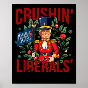 Christmas Humorous Trump Nutcracker The 47th U.s P Poster