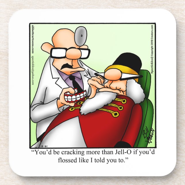 Christmas Humour Coaster Set (Front)