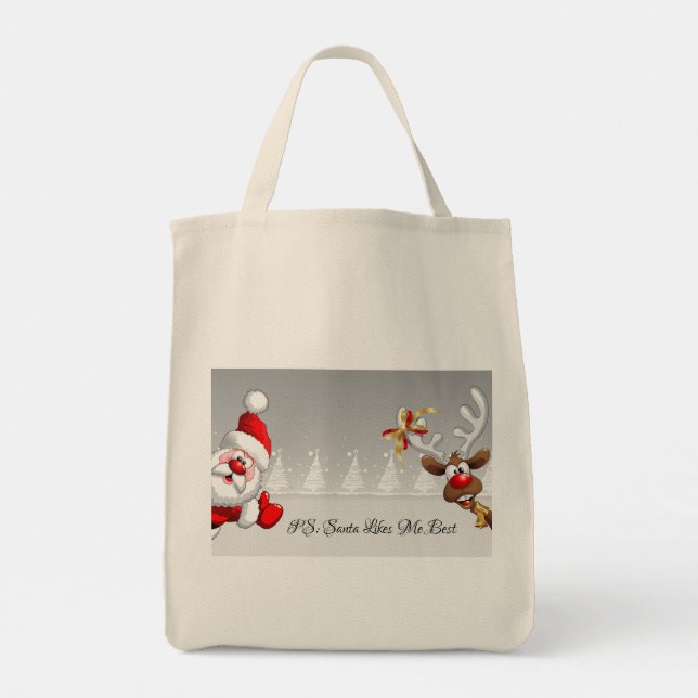 Christmas Humour Tote Bag (Back)