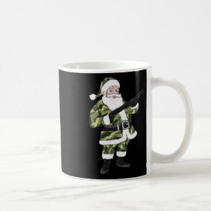 Christmas Hunting Santa Camo Military Coffee Mug