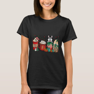 Christmas Husky Dog Coffee Cups xmass Winter Pet D T-Shirt