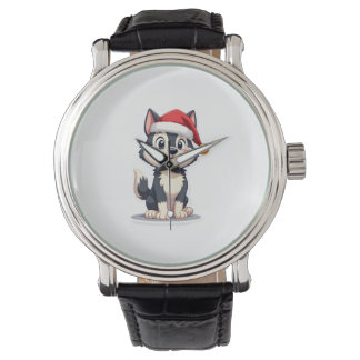 Christmas Husky Dog Lover Malamute (2) Watch