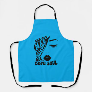 Christmas Hustle Design for Empowering Women Gift Apron