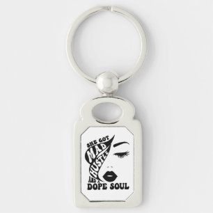 Christmas Hustle Design for Empowering Women Gift Key Ring