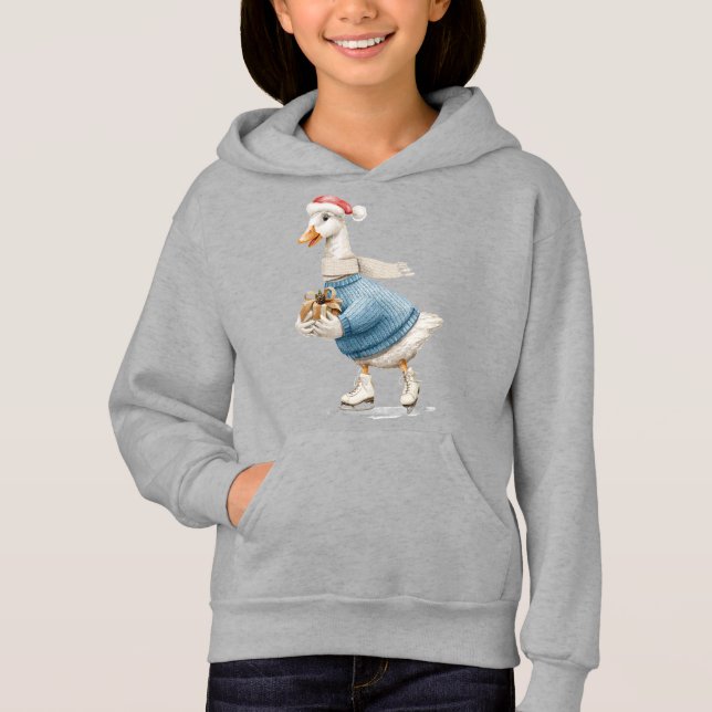 Christmas Ice Skating Duck (Front)