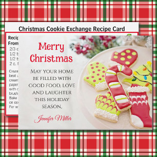 Christmas Iced Cookie Exchange Recipe 3 x 5