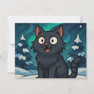 Christmas Icelandic Yule Cat Card