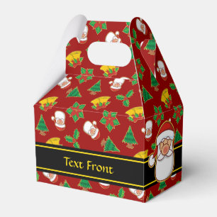 Christmas Icons Pattern Favour Box