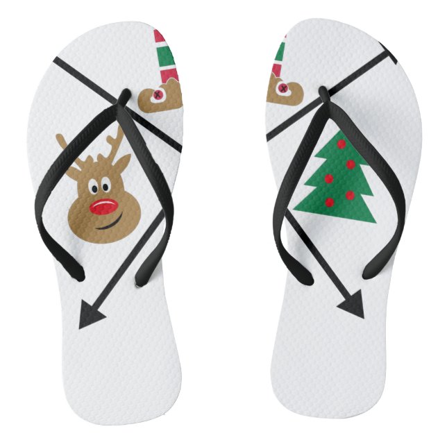 Christmas Icons Thongs (Footbed)