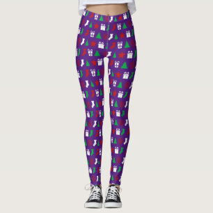 Christmas Icons (Tri-Color) Leggings