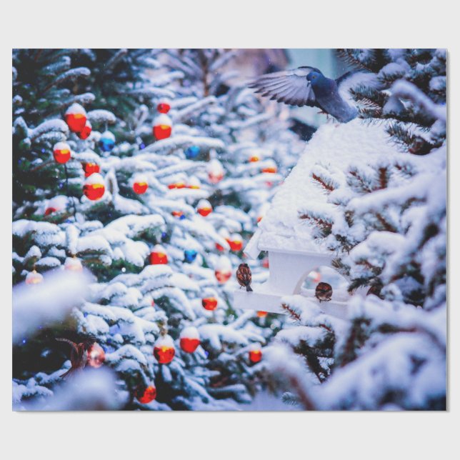 Christmas Idyll awesome Wrapping Paper (Flat)