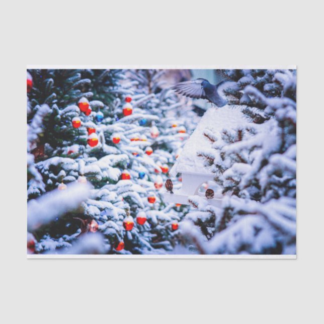Christmas Idyll beautiful Tissue Paper (Front)