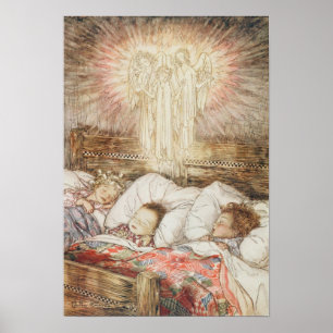 Christmas illustrations poster