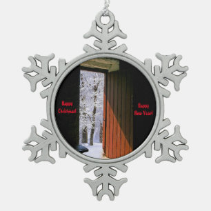 Christmas image for Pewter Snowflake Ornament