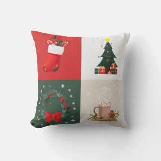 Christmas image pattern pillow