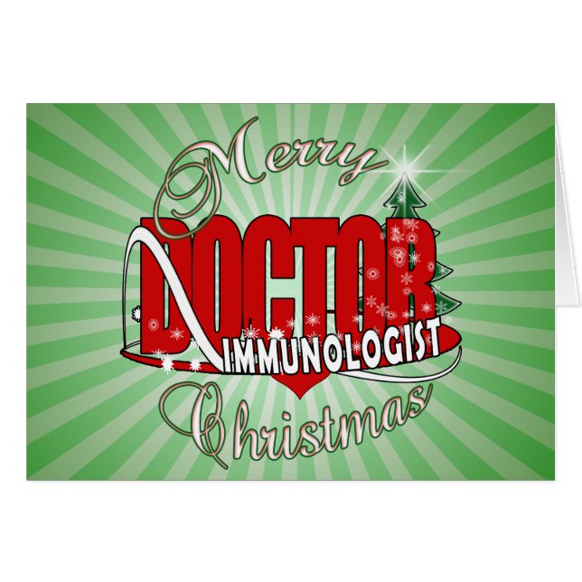 CHRISTMAS IMMUNOLOGIST DOCTOR (Front Horizontal)