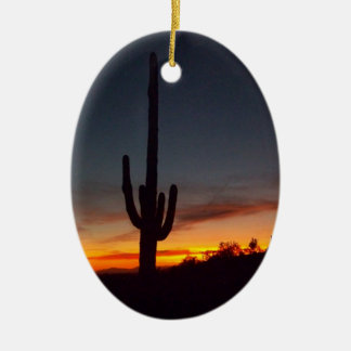 Christmas in Arizona Ceramic Ornament