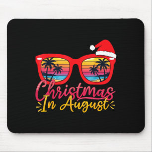 Christmas in August Trocal Beach Vacation Hawaiian Mouse Pad