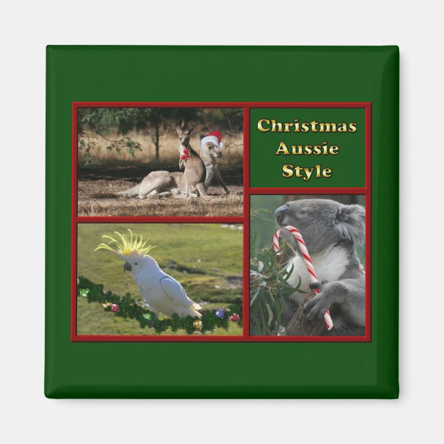 Christmas in Australia Magnet (Front)