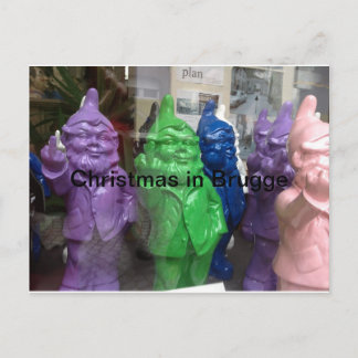 Christmas in Brugge Holiday Postcard