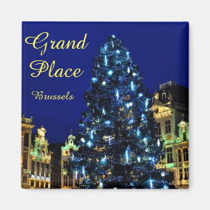 Christmas in Brussels, Belgium Magnet