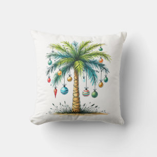 Christmas In December Tropical Christmas Beach Pal Cushion
